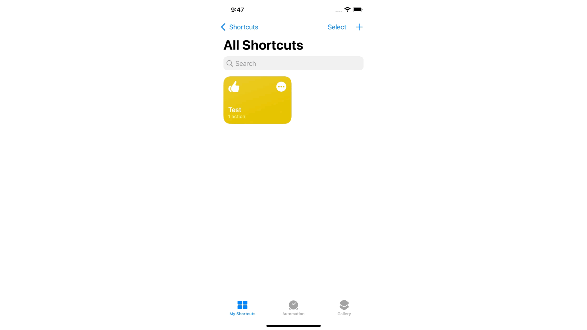 sharing shortcuts as a file
